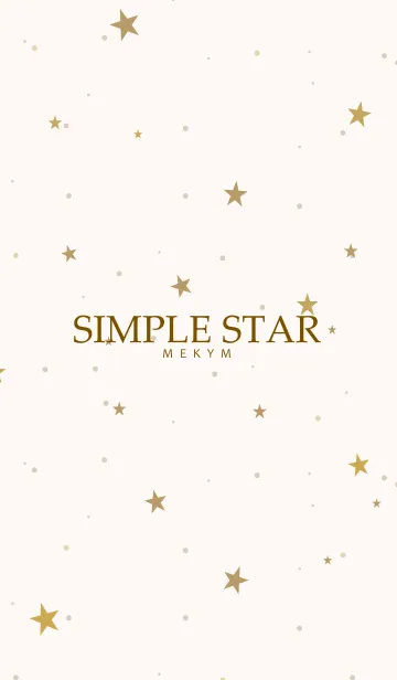 [LINE着せ替え] SIMPLE STAR NATURAL YELLOW 31の画像1