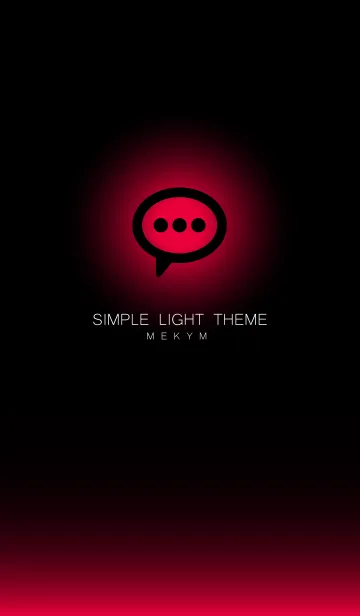 [LINE着せ替え] SIMPLE LIGHT ICON-GRADATION 33の画像1