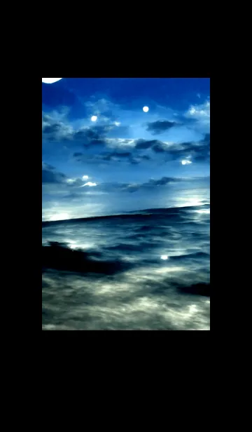[LINE着せ替え] 夜の月 月の海 #DkBI_16。の画像1