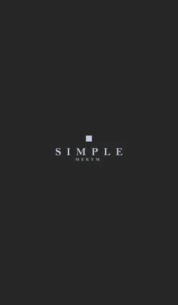 [LINE着せ替え] MATTE BLACK-SIMPLE SQUARE 4の画像1