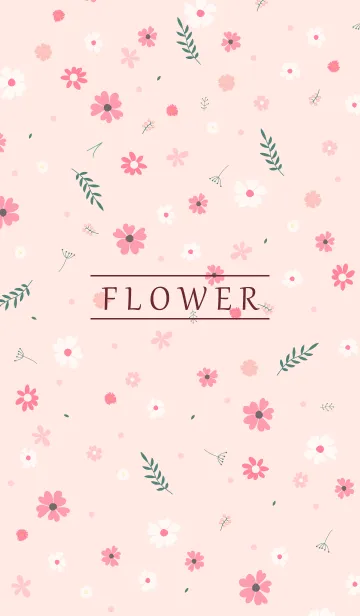 [LINE着せ替え] MANY FLOWERS PINK 35の画像1