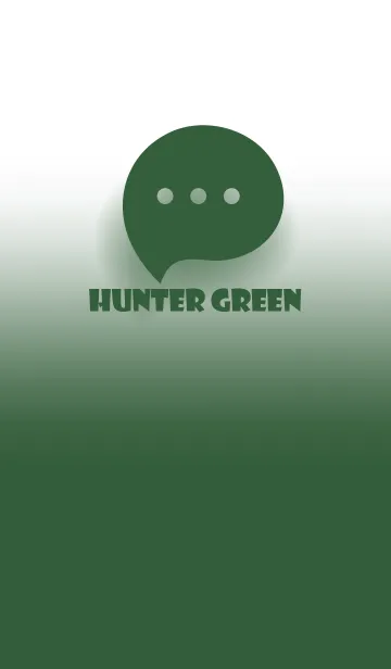 [LINE着せ替え] Hunter Green & White Theme V.3 (JP)の画像1