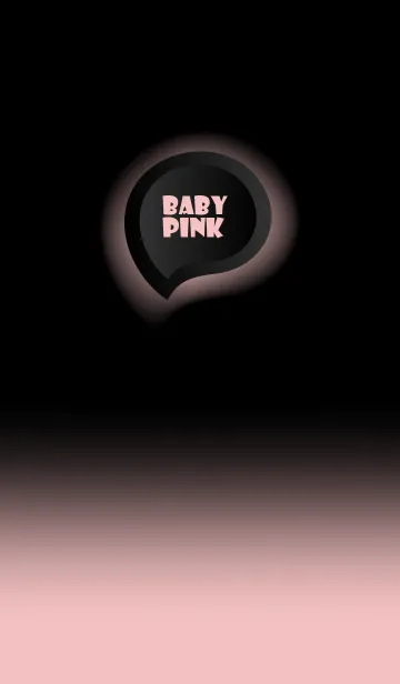 [LINE着せ替え] Baby Pink & Black (JP)の画像1