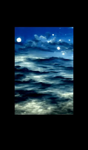 [LINE着せ替え] 夜の月 月の海 #DkBI_12。の画像1