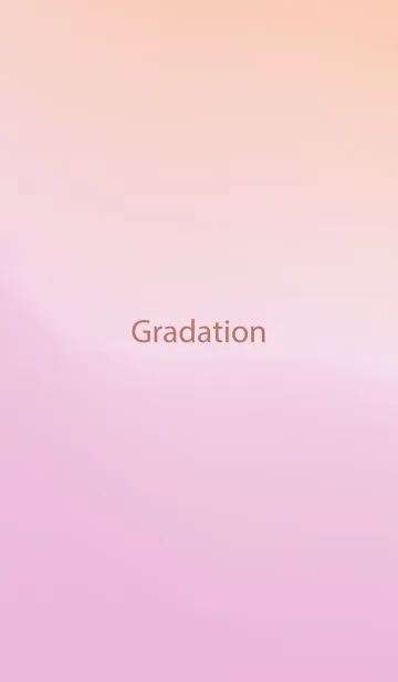 [LINE着せ替え] gradation ORANGE&PINK 26の画像1