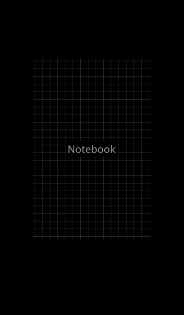 [LINE着せ替え] ノート˙格子縞(目の保護黒)の画像1
