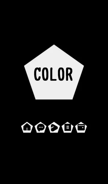 [LINE着せ替え] bw color I15の画像1
