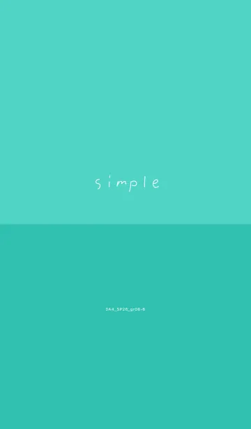 [LINE着せ替え] 0A4_26_グリーン8-6の画像1