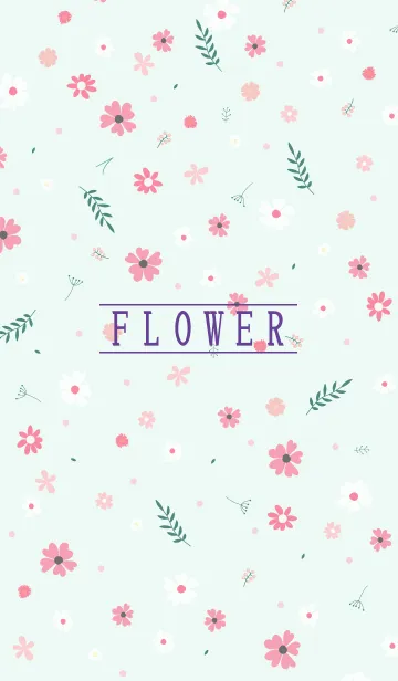 [LINE着せ替え] MANY FLOWERS GREEN 30の画像1