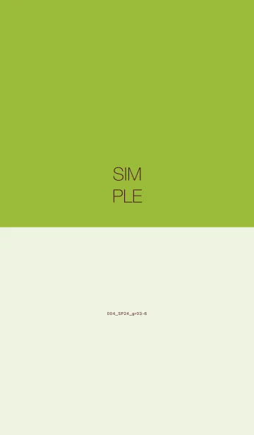 [LINE着せ替え] 004_24_グリーン3-6の画像1