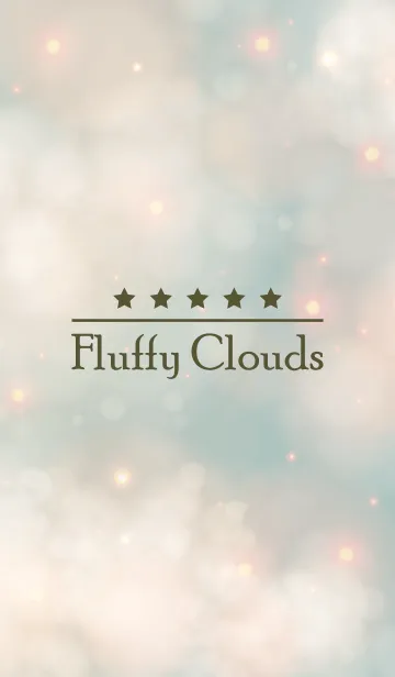 [LINE着せ替え] Fluffy Clouds RETRO-MEKYM 24の画像1