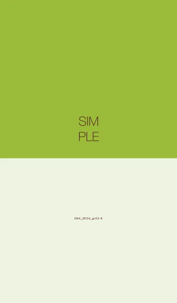 [LINE着せ替え] 0N4_24_グリーン3-6の画像1