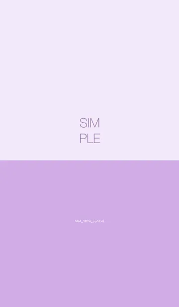 [LINE着せ替え] 0N4_24_パープル2-6の画像1