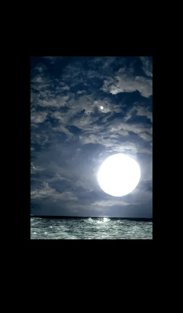 [LINE着せ替え] 夜の月 月の海 #DkBI_4。の画像1