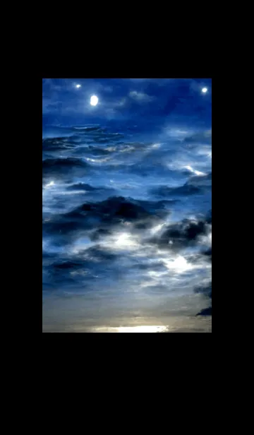 [LINE着せ替え] 夜の月 月の海 #DkBH_30。の画像1