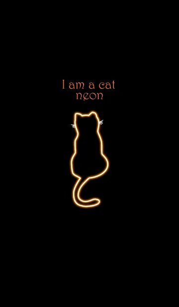[LINE着せ替え] I am a cat neon 87の画像1