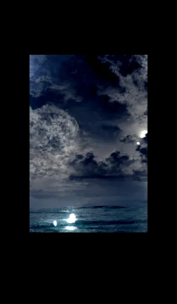 [LINE着せ替え] 夜の月 月の海 #DkBI_23。の画像1