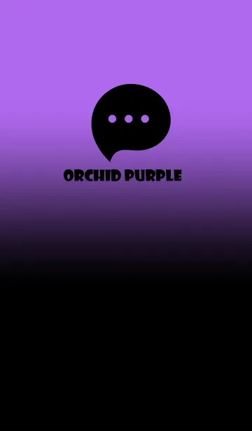 [LINE着せ替え] Black & Orchid Purple Theme V3 (JP)の画像1