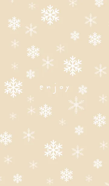 [LINE着せ替え] 雪の結晶 大人17の画像1