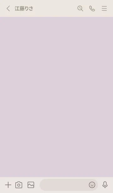 [LINE着せ替え] 超シンプル18<パープルピンク>の画像2