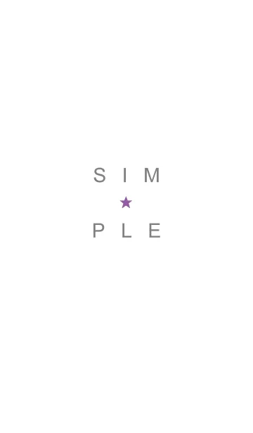 [LINE着せ替え] SIMPLE STAR-25の画像1