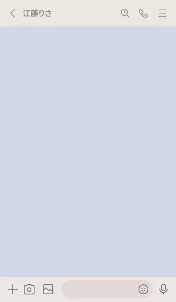 [LINE着せ替え] 超シンプル18<ブルーパープル>の画像2