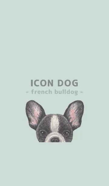 [LINE着せ替え] ICON DOG - フレンチブルドッグ - GR/06の画像1
