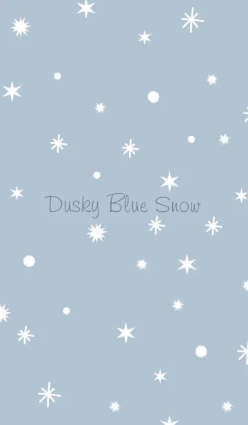[LINE着せ替え] Dusky Blue Snow.MEKYM 4の画像1