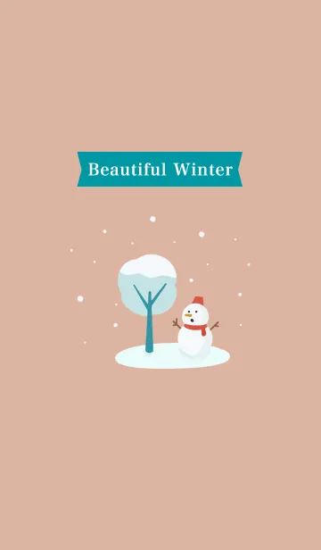 [LINE着せ替え] 冬のイラストのきせかえの画像1