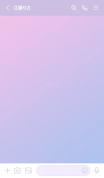 [LINE着せ替え] グラデーション / パープル& ピンクの画像2