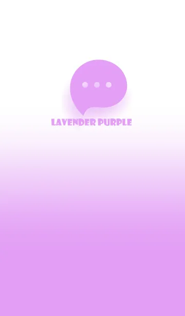 [LINE着せ替え] Lavender purple & White Theme V.3 (JP)の画像1