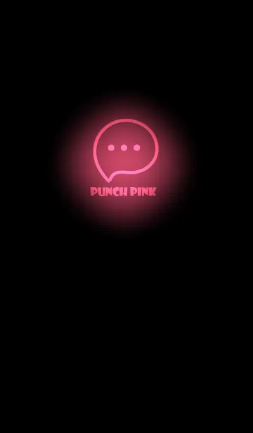 [LINE着せ替え] Punch Pink Neon Theme V3 (JP)の画像1