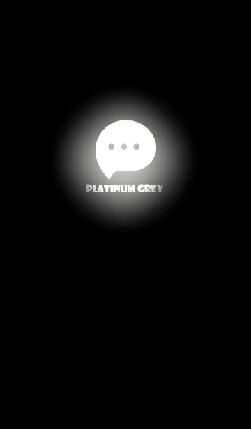 [LINE着せ替え] Platinum Grey Light Theme V3 (JP)の画像1