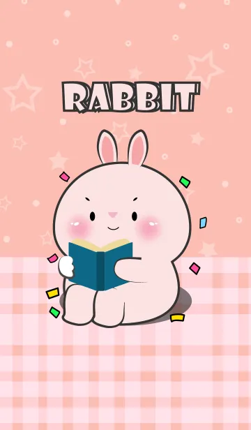 [LINE着せ替え] I Love U Cute Pink Rabbit Theme (JP)の画像1