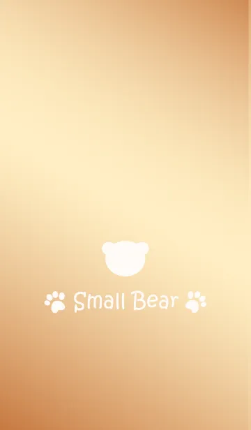 [LINE着せ替え] Small Bear *GOLD 2*の画像1