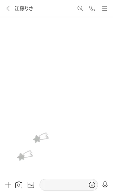 [LINE着せ替え] doodle stars(くすみ2-04)の画像2