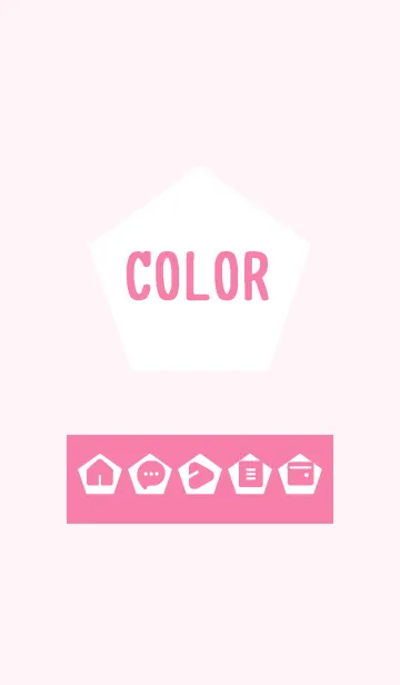[LINE着せ替え] pink color I11の画像1