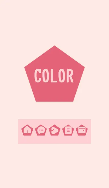 [LINE着せ替え] pink color I12の画像1