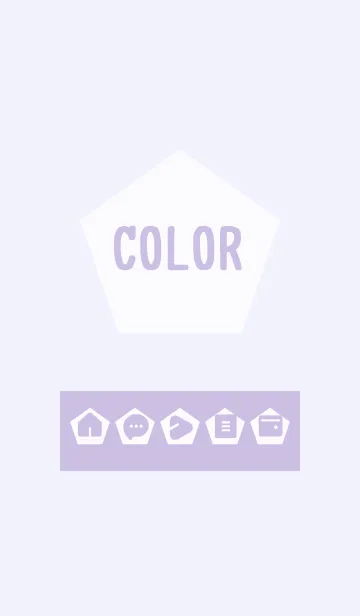 [LINE着せ替え] purple color I14の画像1