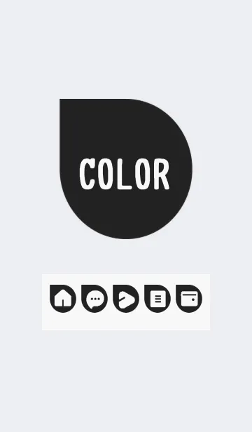 [LINE着せ替え] bw color J11の画像1