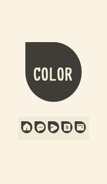 [LINE着せ替え] beige color J13の画像1