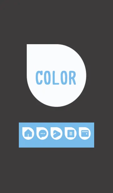 [LINE着せ替え] blue color J15の画像1