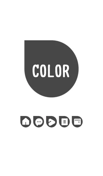 [LINE着せ替え] green color J22の画像1