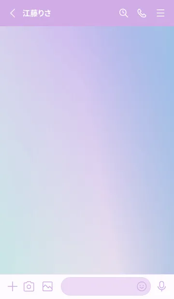 [LINE着せ替え] gradation PURPLE&PINK 39の画像2