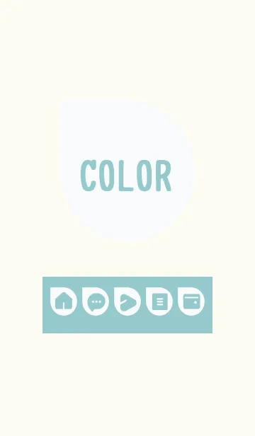 [LINE着せ替え] green color J27の画像1