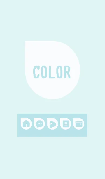 [LINE着せ替え] green color J29の画像1