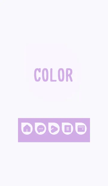 [LINE着せ替え] purple color J12の画像1