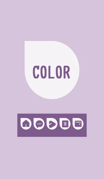 [LINE着せ替え] purple color J15の画像1