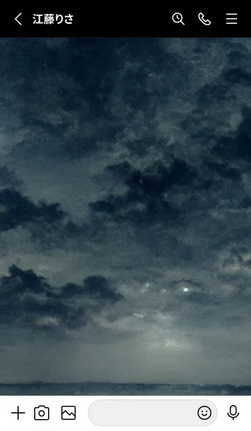 [LINE着せ替え] 夜の月 月の海 #Dla_7。の画像2