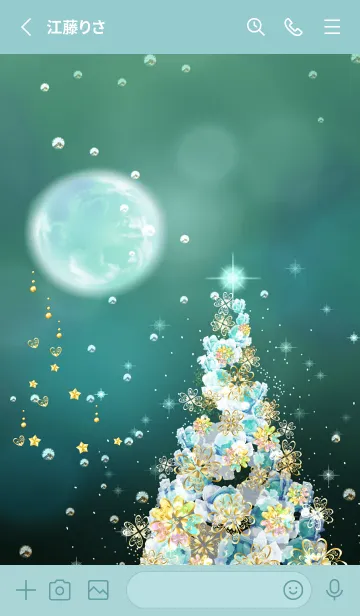 [LINE着せ替え] 金運恋愛運急上昇☆煌めきのクリスマス☆9の画像2